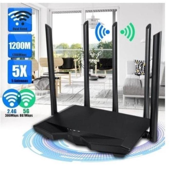 Tenda Router Wireless AC7 Easy Setup Router 4 Antena