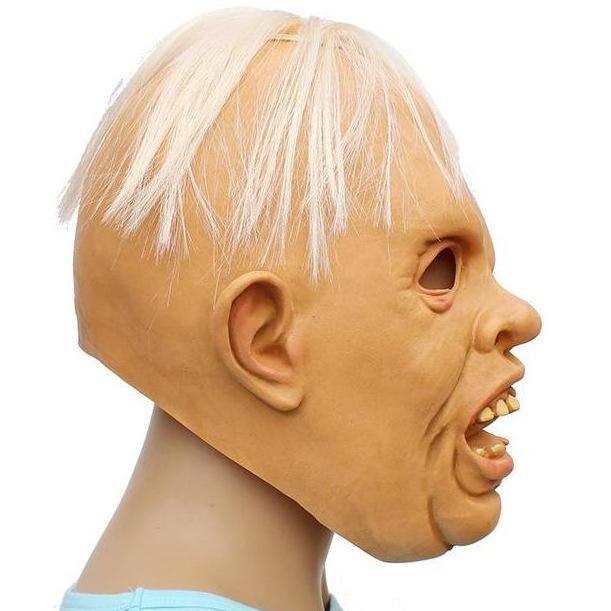 TOL-24 topeng latex karet wajah meleleh monster head mainan prank