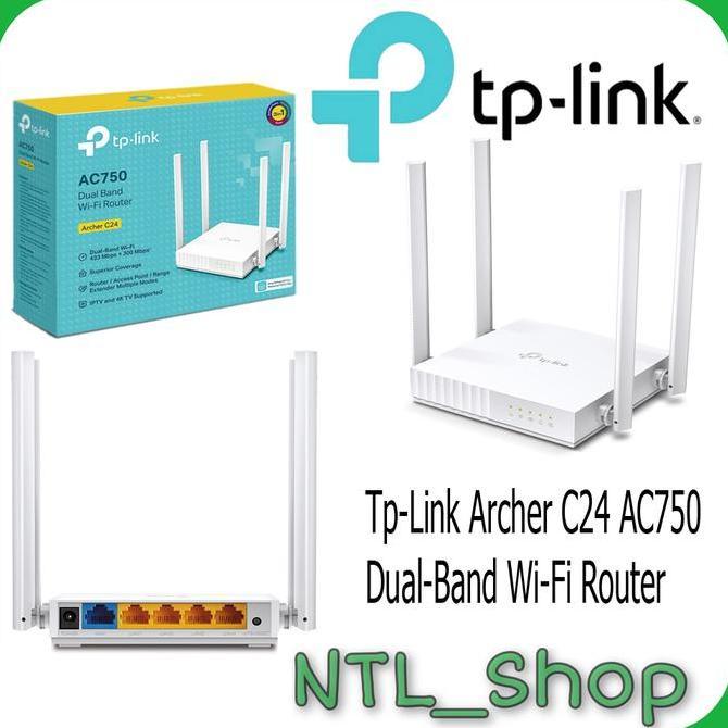 Tp-Link Archer C24 AC750 Dual-Band Wi-Fi Router - TpLink Archer C24