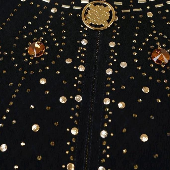 Sekarangaja- [New] A6364 - Gamis Abaya Hikmat Fashion Original