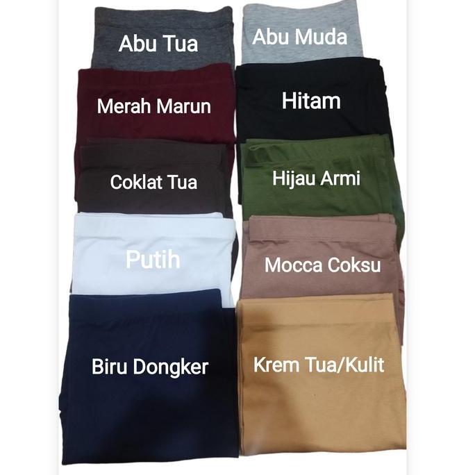 DE23 - Legging Wanita/Dalaman gamis/Celana panjang/Legging kaos Tebal Adem