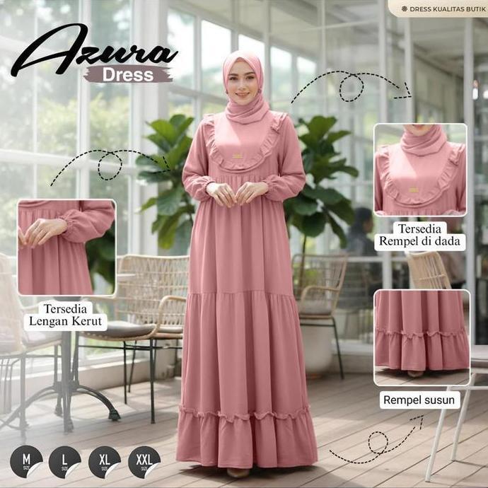 Baju Muslim Wanita Modern / Gamis Crinkle Lebaran / Gamis  Wanita Dewasa