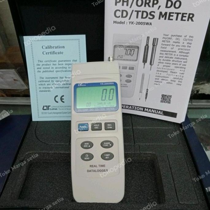PH O DO CD/TDS Meter Lutron YK-2005WA (Sensor probe belum termasuk)