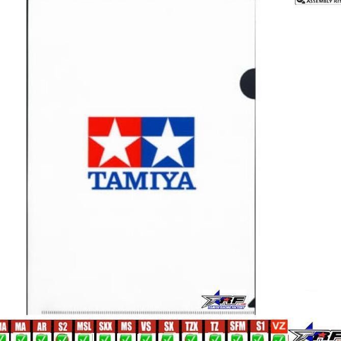 TAMIYA 67042 CLEAR PLASTIC FOLDER A4-SIZE (TAMIYA LOGO)