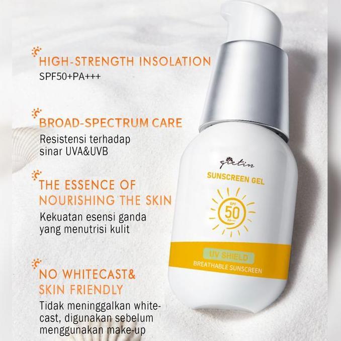 Skinwill- Buy 1 Get 1Gietin Sunscreen Gel Spf 50Pa+++ Sunscreen Wajah Bpom