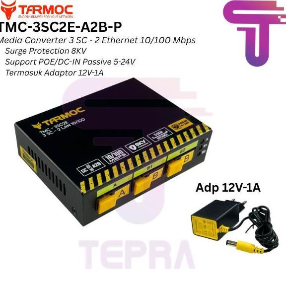 Conextic- Media Converter 3 Port Fo 2 Port Lan / 3 Sc 2 Rj45 / 3 Fo 2 Lan