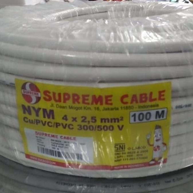 Promo Kabel NYM 4x2,5 4x2.5 Supreme Kabel NYM 4x2,5mm 4x2.5mm Supreme 100m Diskon