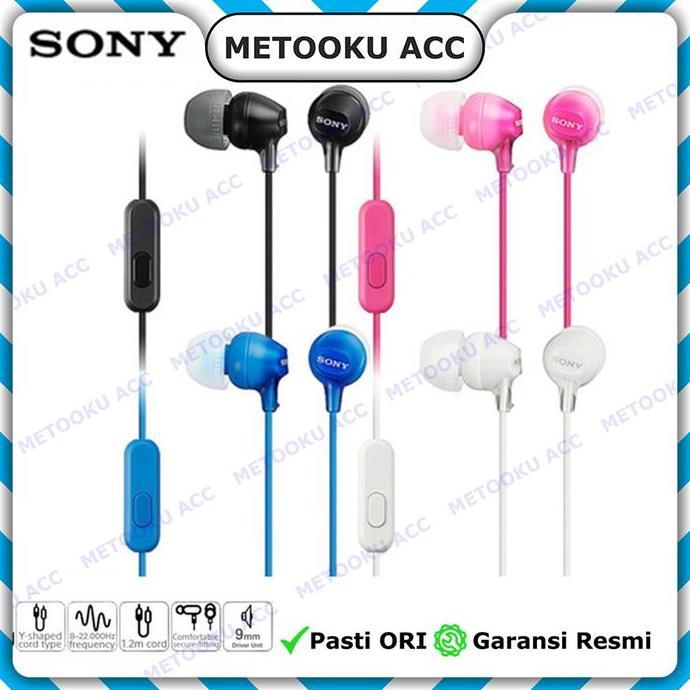 Promo Sony Headset MDR EX15AP MDR-EX15AP MDR EX 15AP ORIGINAL Diskon