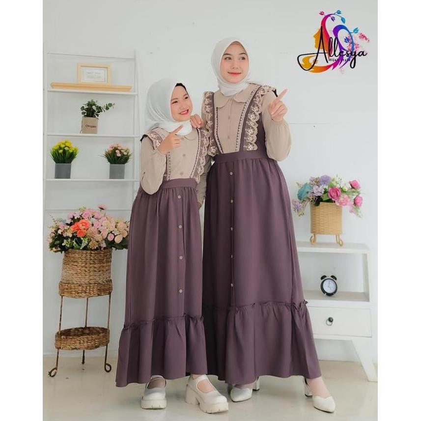SISCA DRESS ORI BY ALLEYA STYLE COUPLE IBU DAN ANAKK , GAMIS IBU DAN ANAK, GAMIS COUPLE