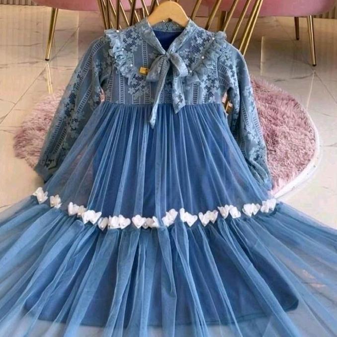 CILA MIDI DRESS BRUKAT COUPLE IBU ANAK DRESS PESTA ANAK GAMIS REMAJA BAJU COUPLE IBU & ANAK COD HANA