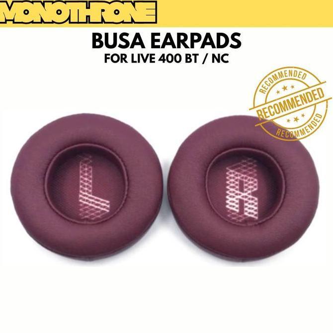 Promo Busa Earpad Headphone Wireless Bluetooth untuk JBL Live 400 BT NC Live400 BT Live 400BT Live40