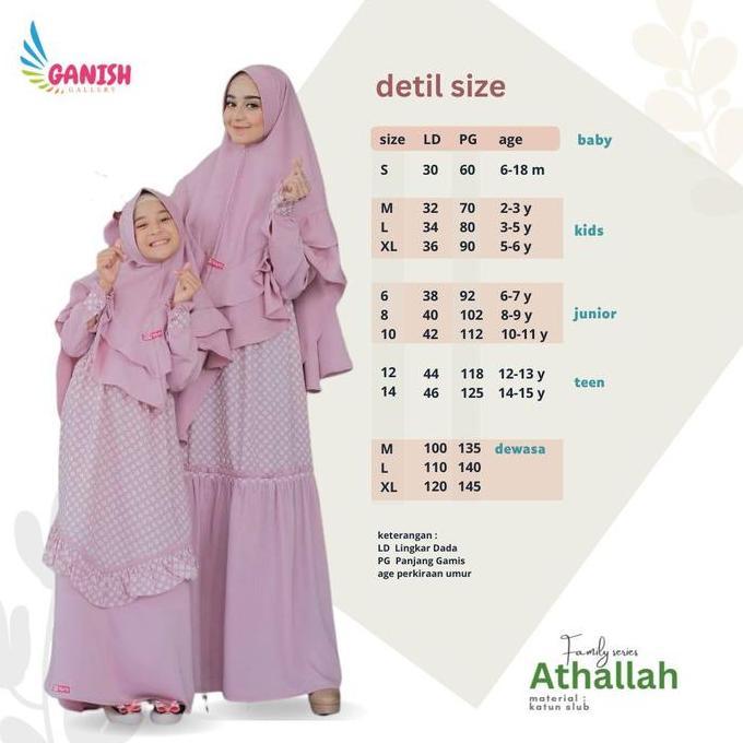 Gamis Anak Muslim Perempuan Syari Remaja Baju Lebaran Set Hijab