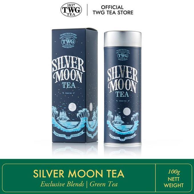 TWG TEA SILVER MOON TEA, HAUTE COUTURE TEA TIN, 100G ORIGINAL DAN TERPERCAYA