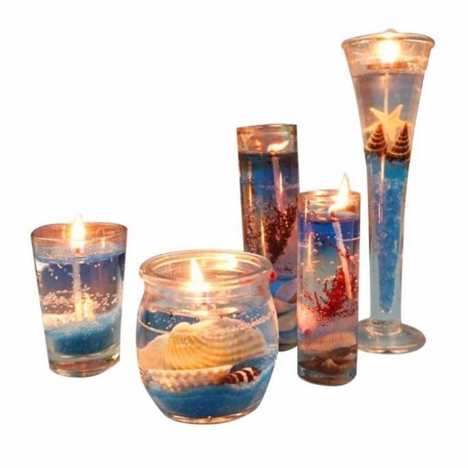 Yoksx- Bahan Lilin Gel,Lilin Kristal,Lilin Jelly 1Kg