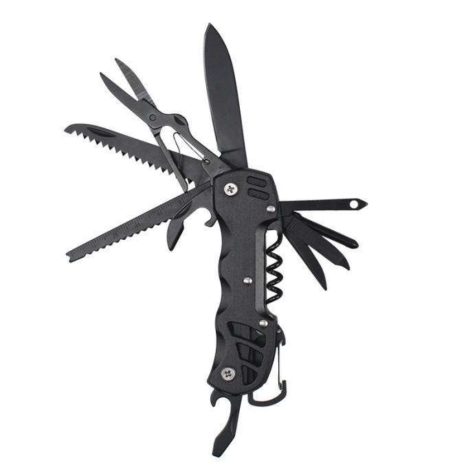 Alat Potong Lipat Multifungsi 12in1 Swiss Army Multitools EDC ML95 MILAIKE Multi Tools Survival