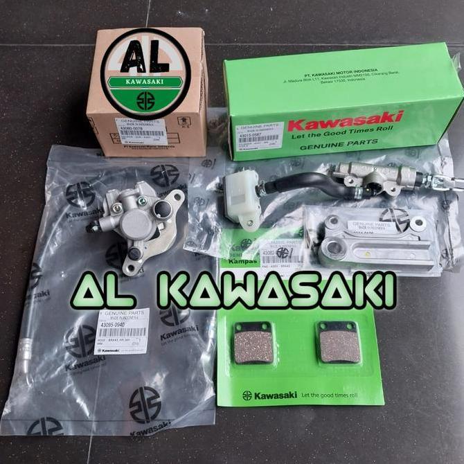Promo rem belakang set klx150 master rem belakang set klx 150 original Diskon
