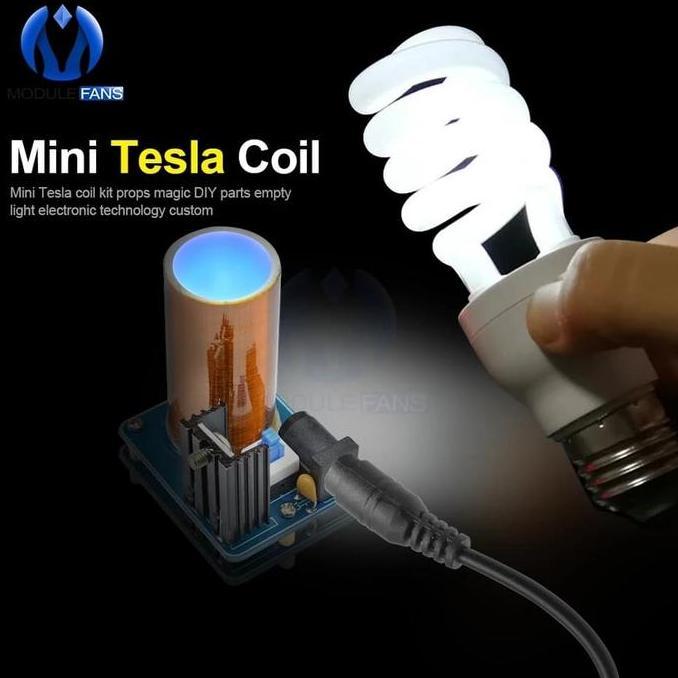 BD234 Mini TESLA Coil DIY KIT High Voltage Transmiter Generator