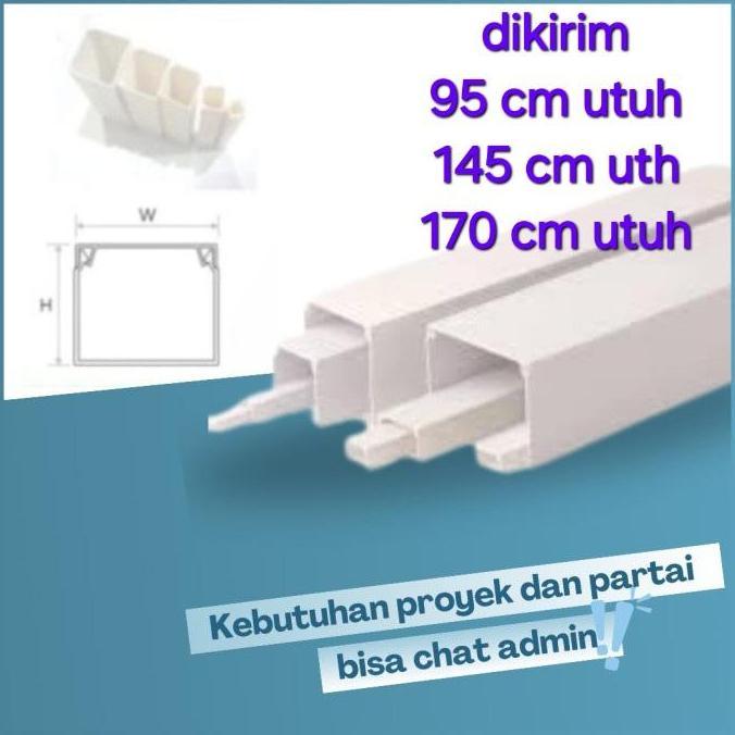 Kabel duct kabel dak tray pelindung kabel 50x50(mm) (5x5cm)