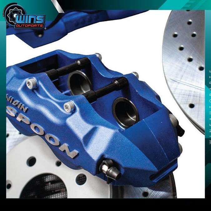 Promo Big Brake Kit Rem Disc Spoon 4pot Free Braided Brake Line Selang Rem Diskon