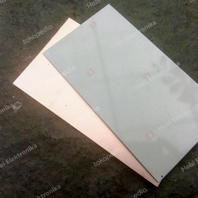 PCB polos Fiber Fiberglass Tebal Single Layer ukuran 20x10cm