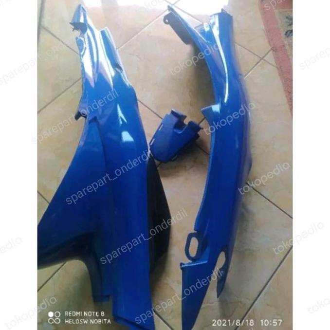 Cover body belakang shogun 125 Biru body shogun 125 R biru merah hitam