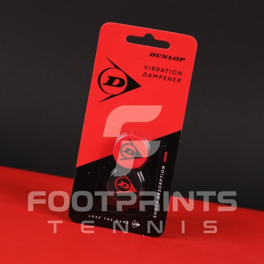 Peredam Tenis Dunlop Vibration Damp Anti Getar Dampener Tennis Damper - Red Black