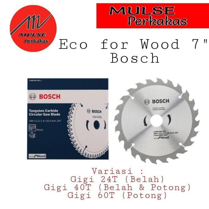 Mata Potong Circular Saw/ Circular Saw Blade Eco For Wood 7" Bosch