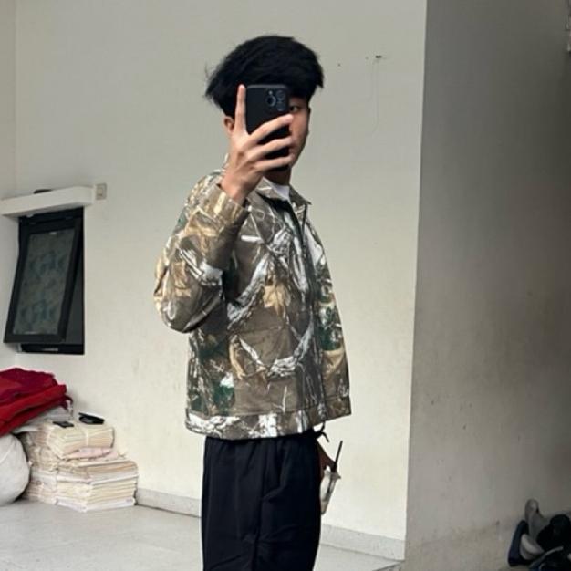 CUCI GUDANG WORK JACKET PATTERN LEOPARD | JAKET BOXY MOTIF MACAN RANTING