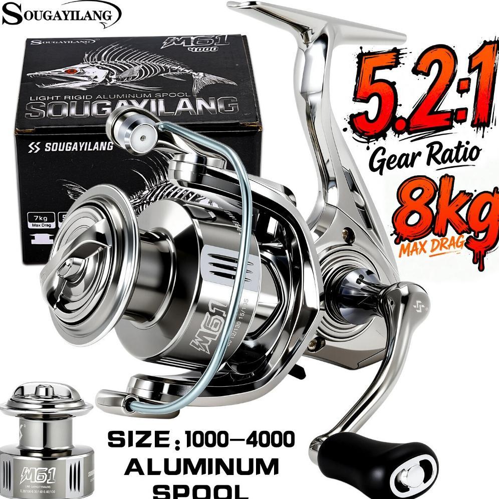 BEST DEALS Sougayilang Fishing Reel Max Drag 20KG Saltwater