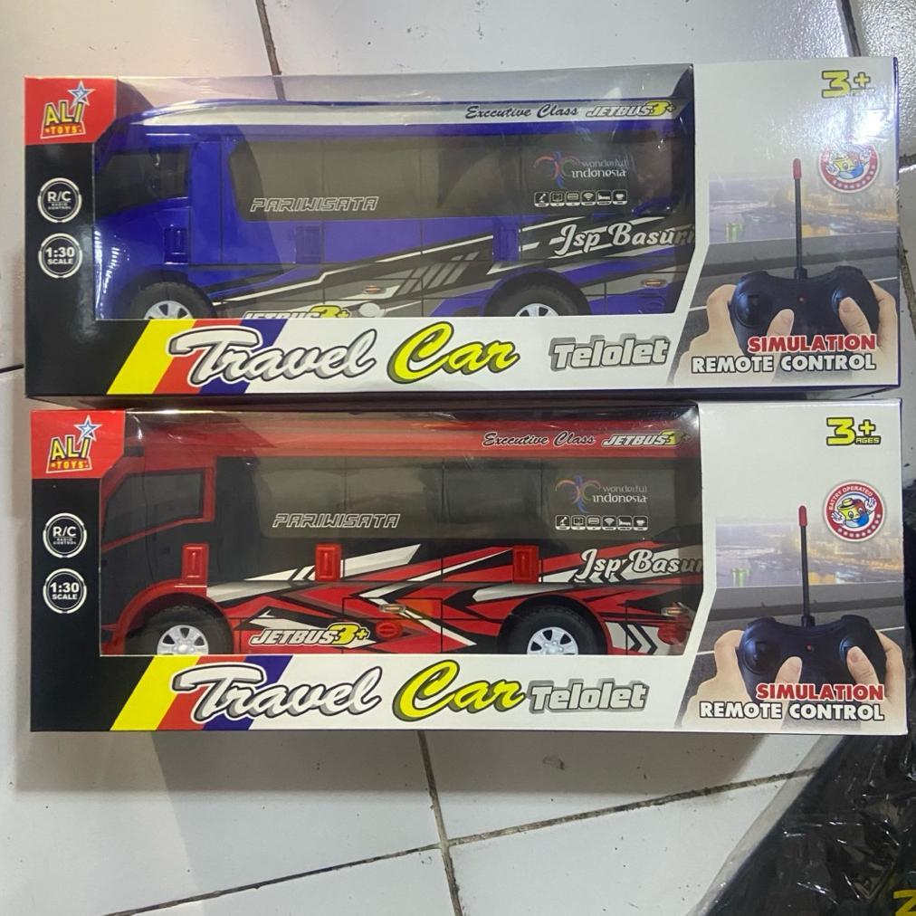 New Product Remote Control Bus Travel Elf Hiace Mainan Mobil Rc Travel Basuri Elf Travel Car Rc