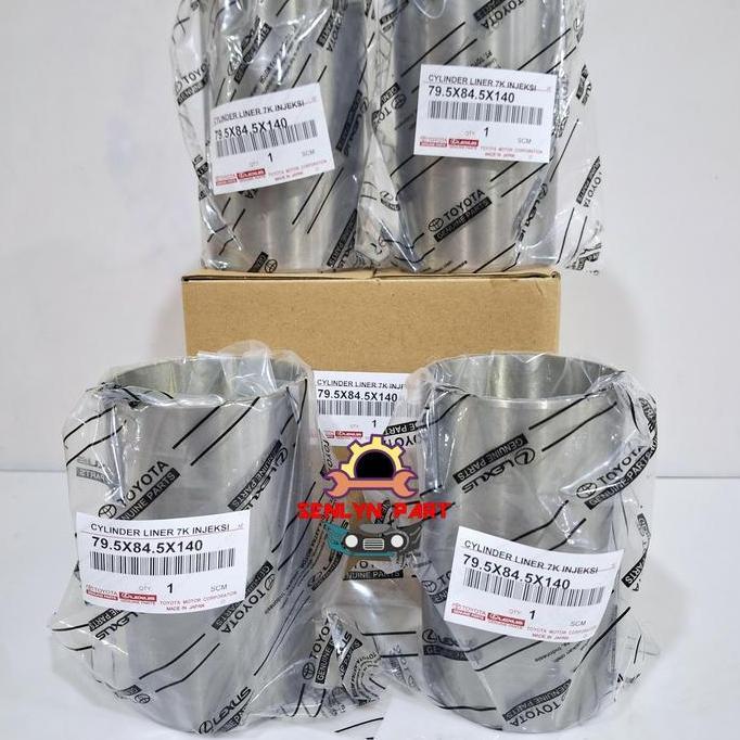 BRAGANZ CYLINDER LINER TOYOTA KIJANG 7K INJECTION SEMI FINISH BARU ORI