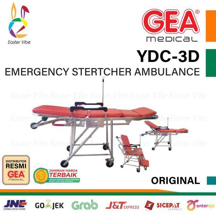 GEA YDC 3D EMERGENCY STRETCHER TANDU AMBULANCE BRANKAR MOBIL AMBULANCE