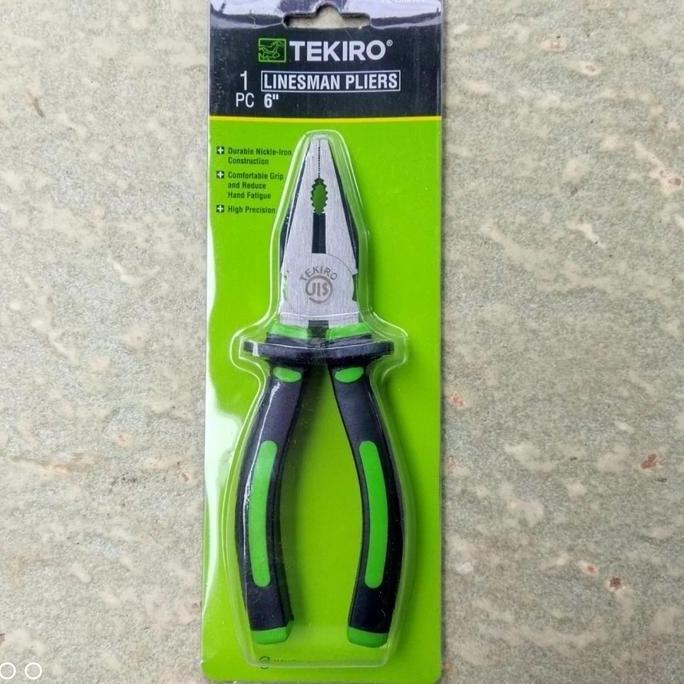 TEKIRO TANG KOMBINASI 6" LINESMAN PLIERS TEKIRO 6 INCH TANG KOMBINASI TEKIRO 6 INCHI
