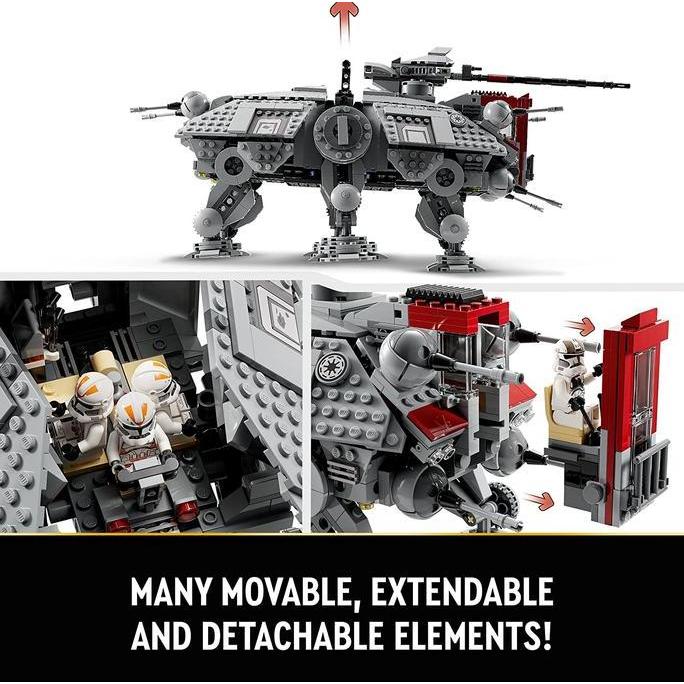 Promo Lego 75337 Star Wars At-Te Walker Poseable Toy, Revenge Of The Sith Cod