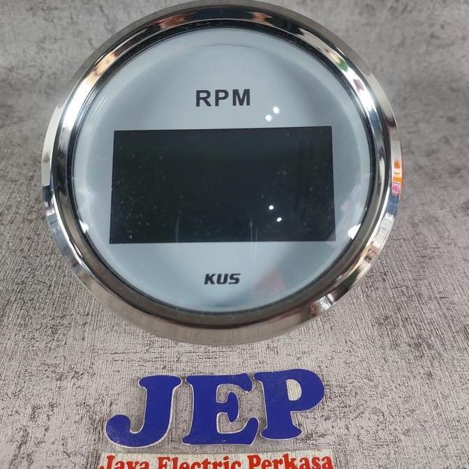 Rpm Meter Genset Digital / Tachometer Digital 12V / 24V Diameter Cut Out : 85Mm / Digital Tachometer