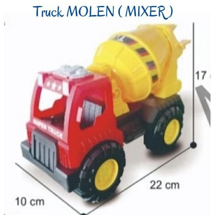Promo Mainan Anak Murah Power Mixer Trcuk  Mobil Mobilan Truck Molen Cod