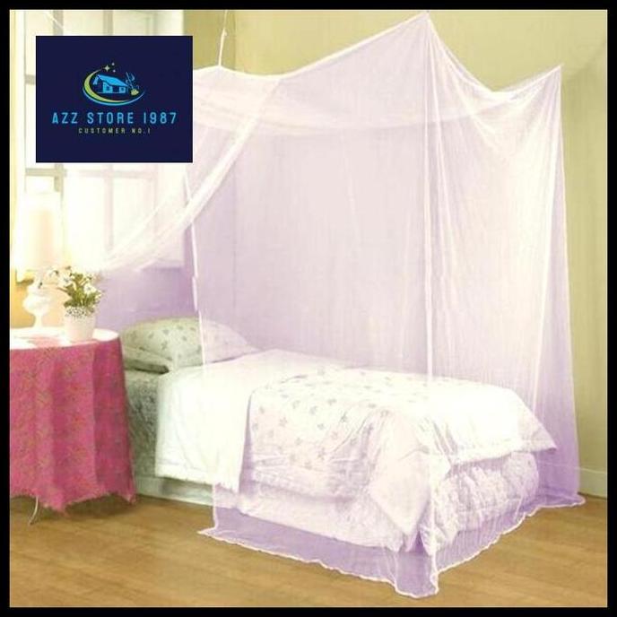 KELAMBU Polos Kelambu Jumbo Kelambu kotak Lipat murah Klambu nyamuk