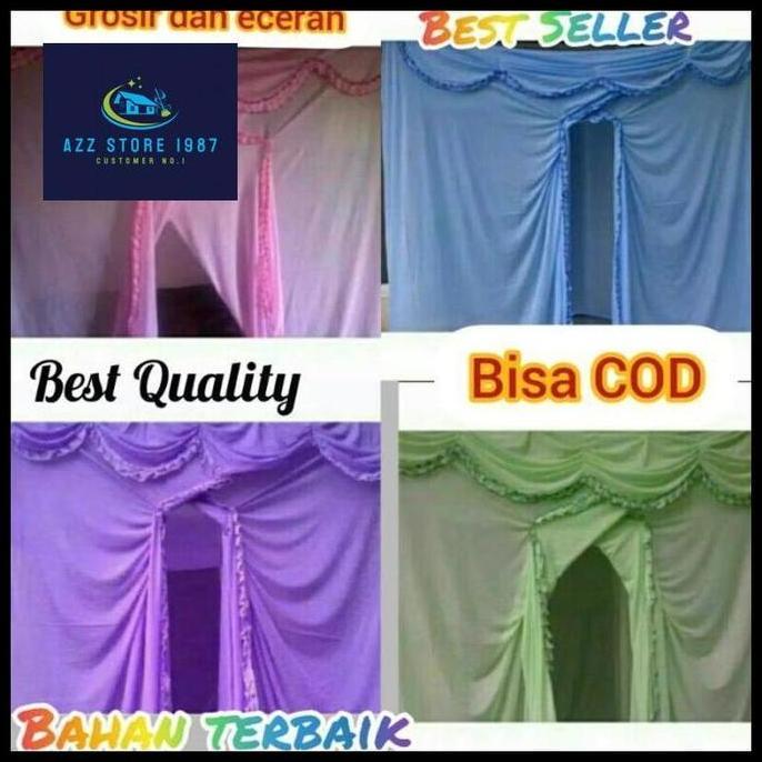 Kelambu Anti Nyamuk Klambu Dewasa Jumbo Bahan Kuat Tebal Premium