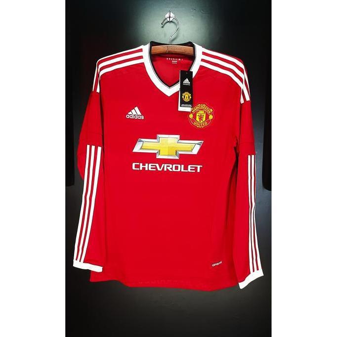 TERBARU - Manchester United 2015-16 Home LS. MEDIUM. BNWT. Original Jersey. Adidas AC1416