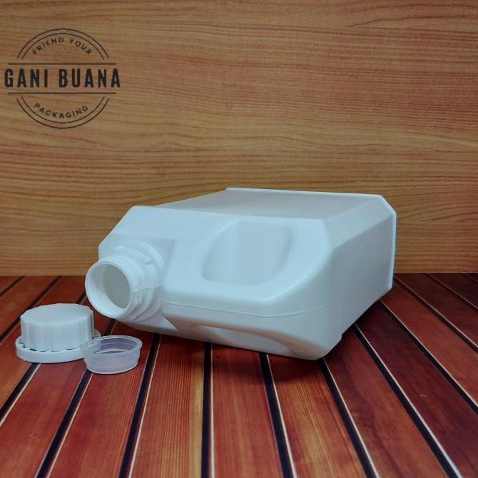 JERIGEN 1 LITER PUTIH SEGEL KOTAK/JERIGEN 1 LITER DAMDEK/TAIWAN SEGEL