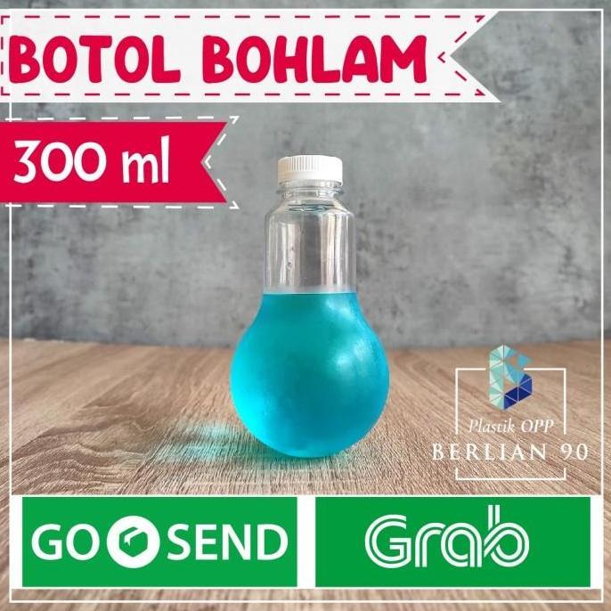 Botol Bohlam 300 ml / Botol Plastik 300 ml