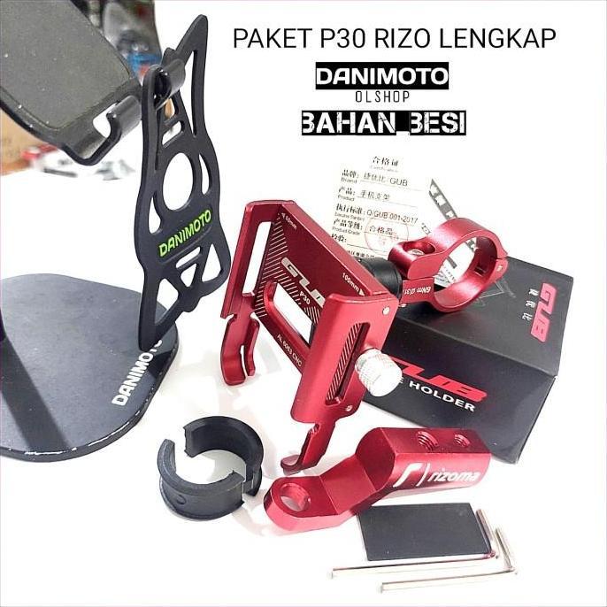 Phone Holder HP Motor Besi Nmax Vario Beat ADV PCX GUB P30 Waterproof