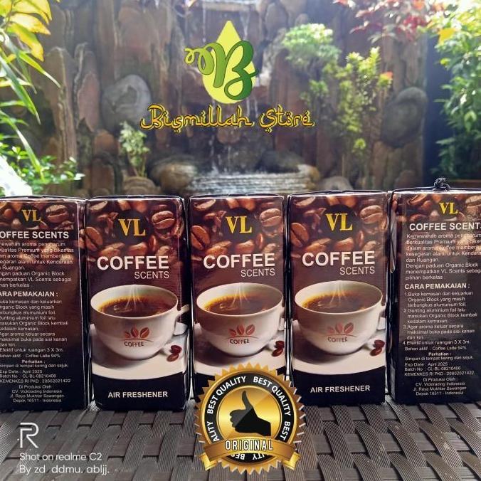 VL SCENTS CAR FRESHNER PARFUM MOBIL AROMA KOPI