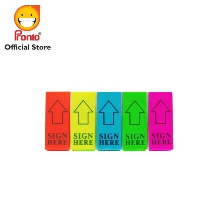 Stick Notes Kertas Arrow 'Sign Here' PRONTO