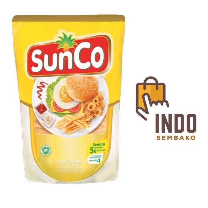 RAMADHAN_GROSIR - MINYAK GORENG SUNCO 2 LITER DUS ISI 6 POUCH / MINYAK GORENG SUNCO 2L DUS 6 / SUNCO