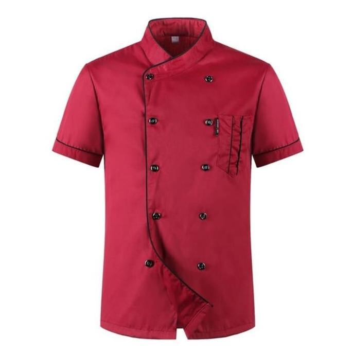 Seragam Chef Seragam Koki Baju Koki Lengan Pendek Original ZER