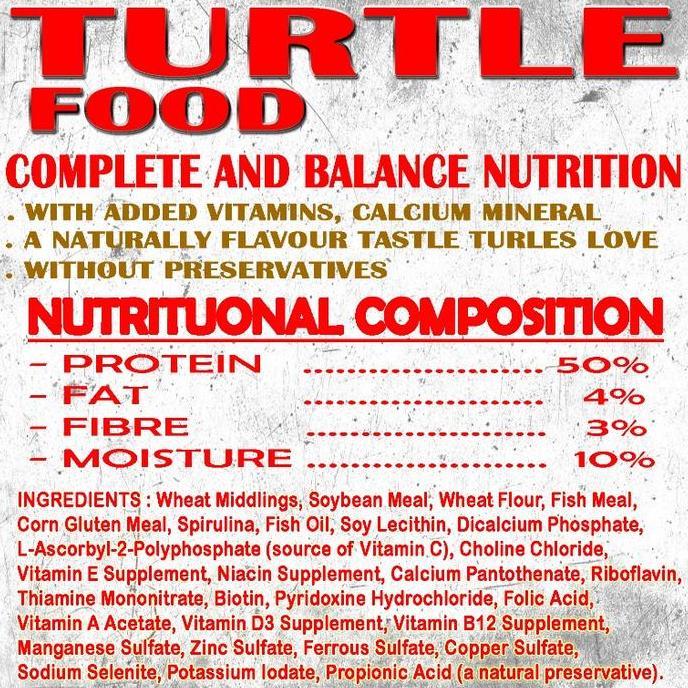Turtle turtles food makanan pakan kura kura razor brazil res ast cst