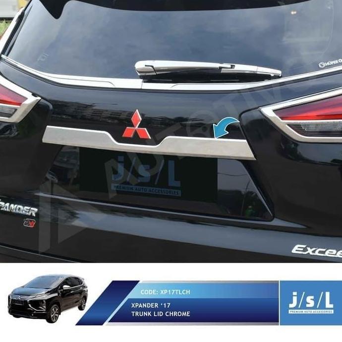 Lis List Chrome Bagasi Belakang Xpander Trunk Lid Chrome