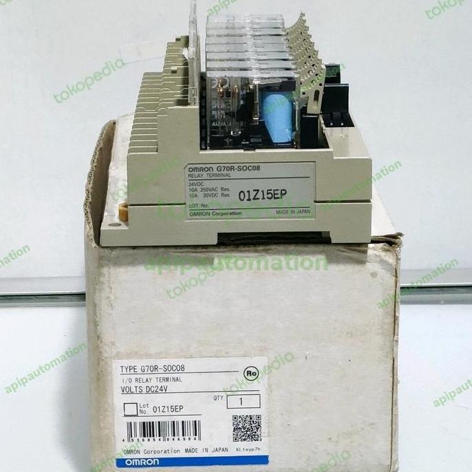 Diskon (1) OMRON G70R-S0C08 I/O RELAY TERMINAL DC24V ORIGINAL JAPAN apipe32 dijamin