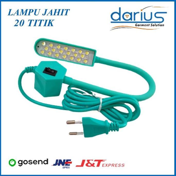 Allthebest- Lampu mesin jahit LED 20 titik dengan magnet/lampu jahit/lampu led
